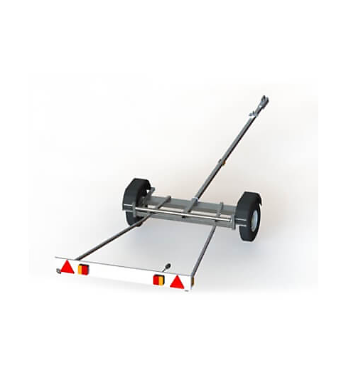 Single Boat Narrow Wheel Base EU Spec Trailer, ILCA or Pico