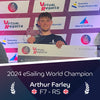 Arthur Farley wins the eSailing World Championships 2024