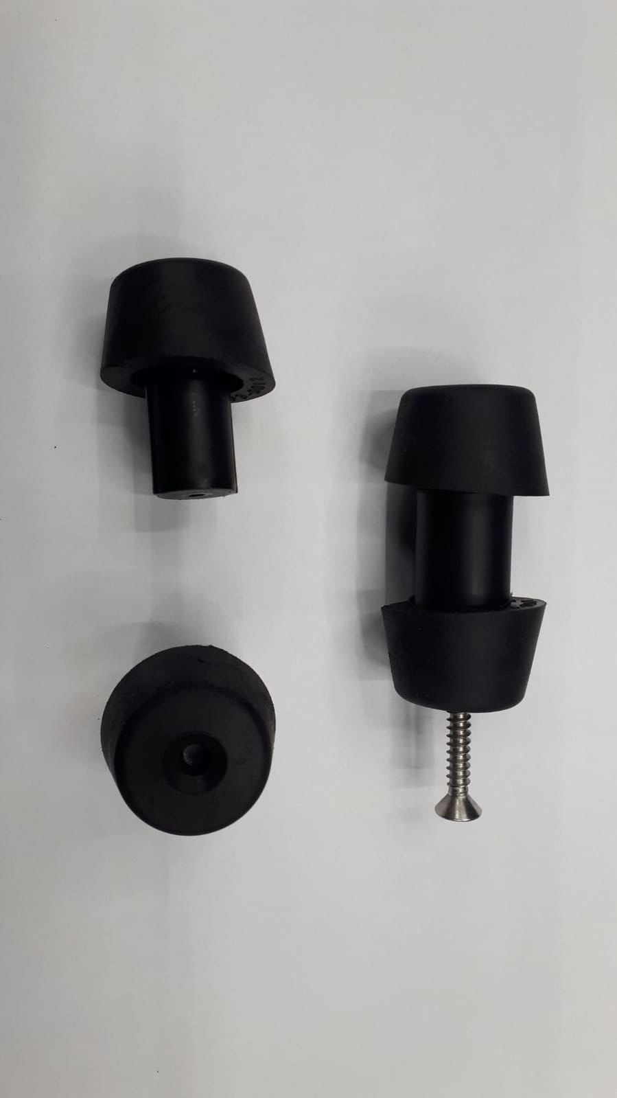 ILCA Daggerboard Stop Set - Black (Rubber)