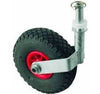 Jockey wheel for launching trolley